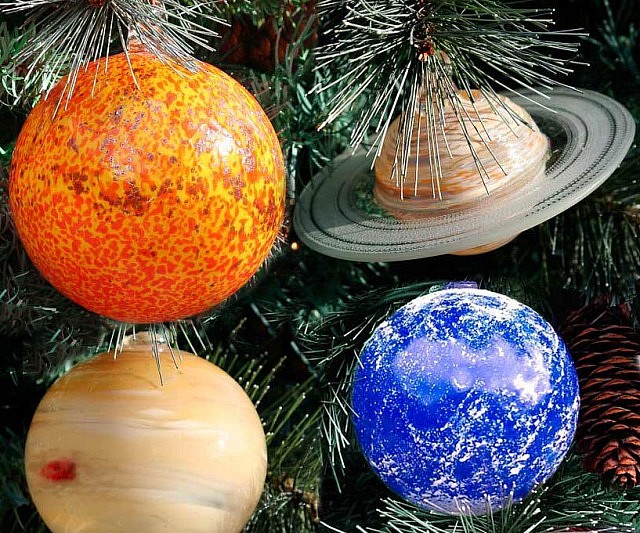 Galactic Holiday Ornaments